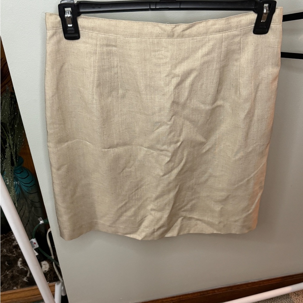 Khaki Pencil Skirt 14